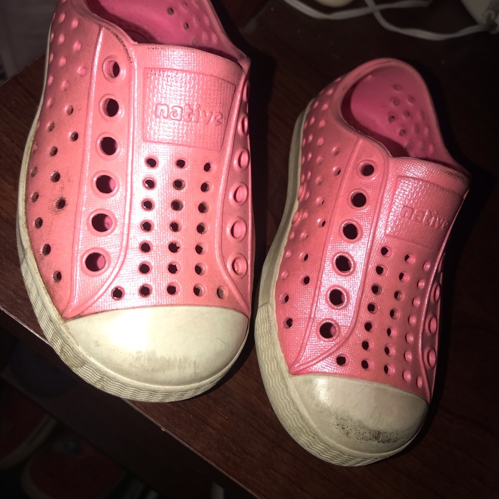 Natives - pink and off white